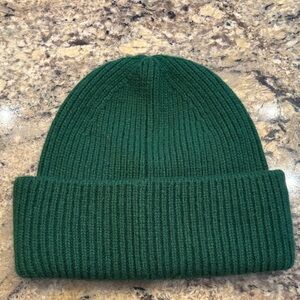 Madewell green beanie